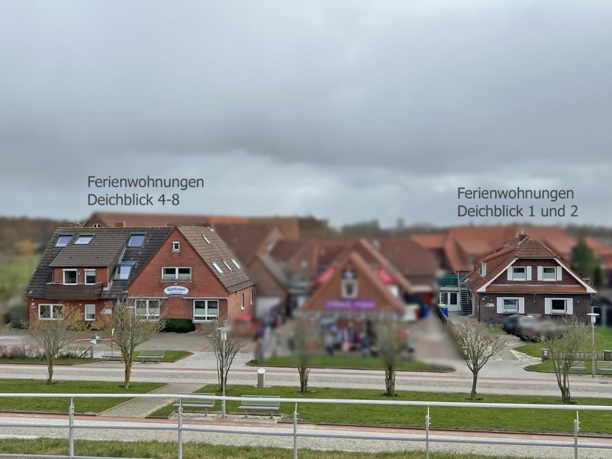Deichblick 6 In Norddeich- Urlaub Mit Meerblick Am Strand Norden Exterior foto